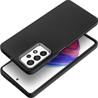 Maskë TPU për Samsung Galaxy A33 5G, me kornizë kamere, mat, e zezë