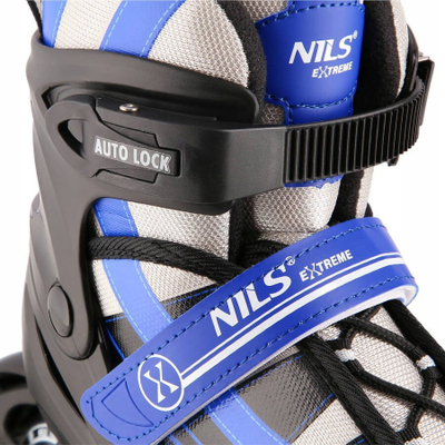 Patina inline Nils Extreme NH18366A, e rregullueshme 39-42, shinë e ndërrueshme, zi blu