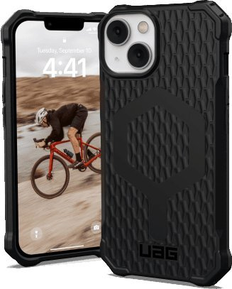 Mbrojtëse telefoni UAG Essential Armor për iPhone 14 Plus, e zezë, e pajtueshme me MagSafe