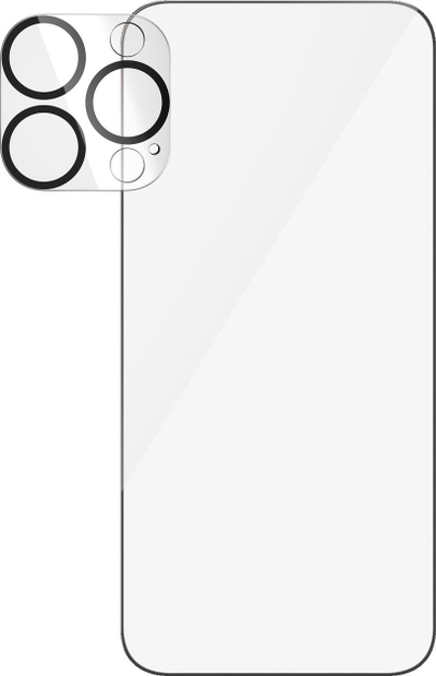 Mbrojtëse ekrani PanzerGlass 2‑në‑1, iPhone 15 Pro Max, xham ultra‑wide, mbrojtëse kamerash, transparente