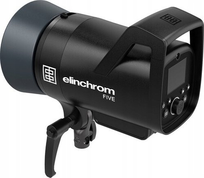 Set blic profesional Elinchrom FIVE Single Head Kit, LED bi-color, me bateri, i zi
