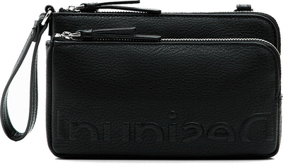 Çantë dore Desigual Mone Half Logo 22 Linda, e zezë