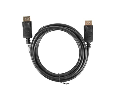Kabllo Lanberg DisplayPort në DisplayPort, 3m, 4K, i zi