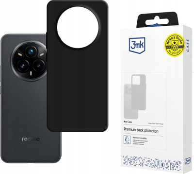 Заштитна маска 3MK Matt Case за Realme 14 Pro Plus 5G, мат изглед, црна