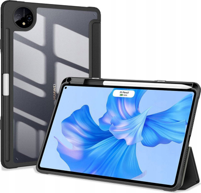 Këllëf tablet DuxDucis Toby Huawei MatePad Pro 11 2022, me kapak i zgjuar, me mbajtëse për stylus, i zi