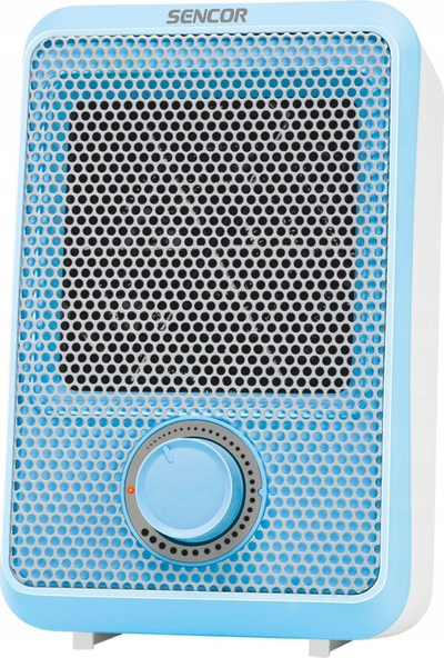 Ngrohës me ventilator Sencor SFH 6020BL, 600W, termostat mekanik, blu