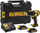 Trapan kaçavidë me goditje Dewalt DCD709S2T, 18V, 2x bateri 1.5Ah, i verdhë