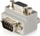 Adapter serial StarTech.com Type 2, DB9 mashkull në DB9 femër, kënd i djathtë