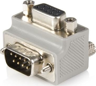 Adapter serial StarTech.com Type 2, DB9 mashkull në DB9 femër, kënd i djathtë