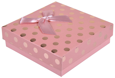 Kuti për bizhuteri JK Box KC-5 / A5, 8 x 8 x 3 cm, rozë 