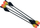 Shigjeta shkumë Blaze Storm Soft Arrow, set me 4 copë, për hark lodër, shumëngjyrëshe