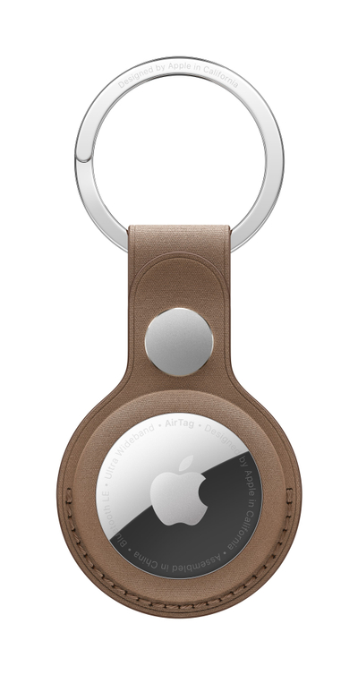 Приврзок Apple AirTag FineWoven Key Ring, Taupe
