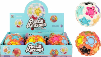 Top lodër puzzle MEGA CREATIVE Cube Ball Magic Colors 531471, edukative, shumëngjyrëshe