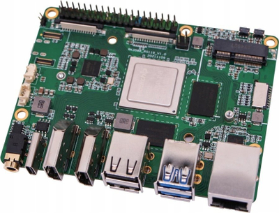Kompjuter një-përdorimsh Radxa ROCK 5 Model B, 16GB RAM, 8-bërthamor, jeshile