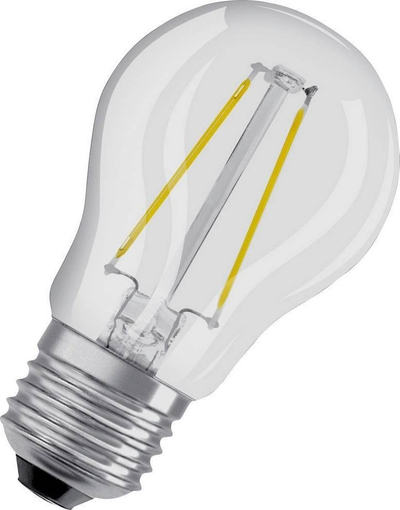 Llampë LED filament E27, 1.5W, 2700K, transparente