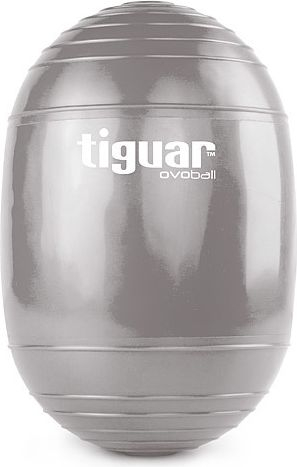 Top për ushtrime Tiguar Ovoball, 16.5 cm, i hirtë