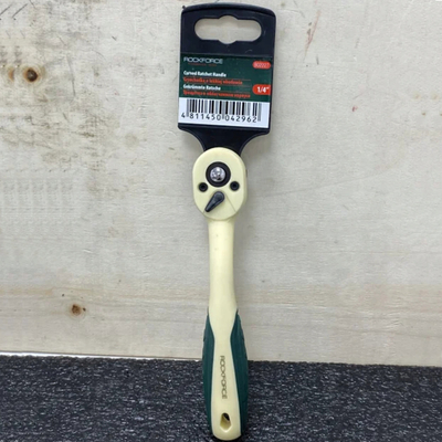 Çelës rakete ROCKFORCE Bent Ratchet 3/8", 200mm, 72 dhëmbë, kundra ndryshkut