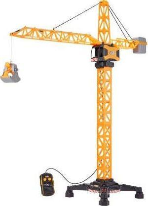 Lodër vinç JCB Remote Controlled Crane X-Series, 100cm, me telekomandë, i verdhë