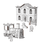 Set kreativ për ngjyrosje dhe ndërtim  - Stacioni i trenit 3D 18742