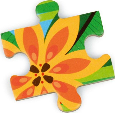 Puzzle Crazy Jungle, 200 copa, motiv xhungël, shumëngjyrësh