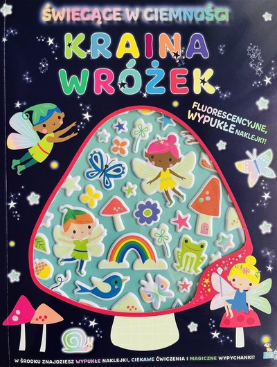 Libër me ngjitëse MD Creative Fairy Land, me ngjitëse që ndriçojnë në errësirë, shumëngjyrësh