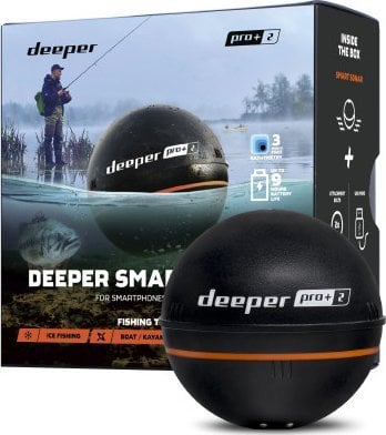 Echosounder Deeper Pro Plus 2.0, Wi‑Fi, GPS, i zi