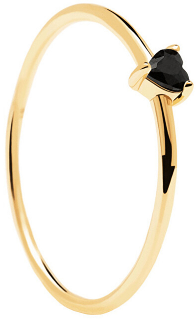 Unazë PD Paola Black Heart Gold AN01-224, 54 mm