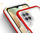 Këllëf telefoni Hurtel Clear 3in1 për Samsung Galaxy A22 4G, xhel transparence, kornizë e kuqe