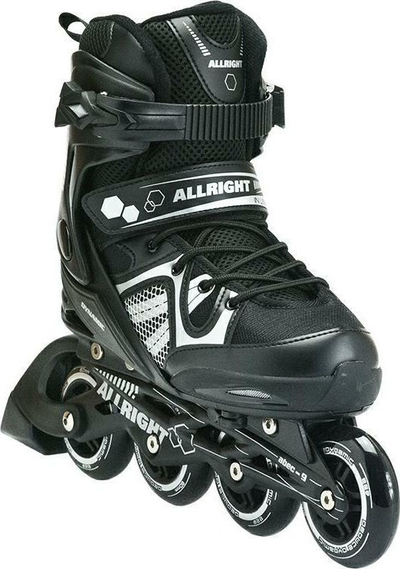 Patina inline Allright Dynamic, nr. 36-39, rrota 76mm 82A, të zeza