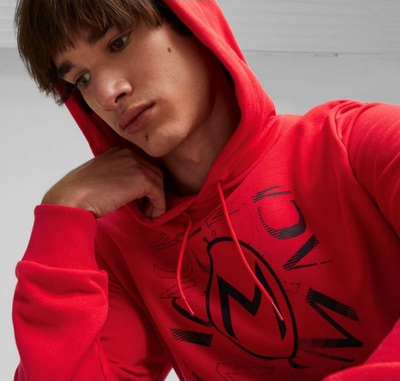 Bluzë me kapuç Puma AC Milan FtbCore Graphic Hoody, për burra, e kuqe