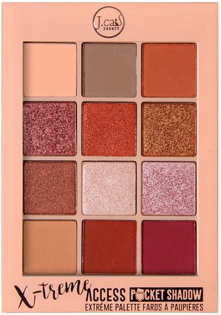 Палета за очи J.Cat Beauty X-Treme Access Pocket Shadow XPS101, 10g, Red Carpet Premiere