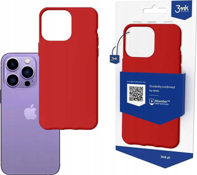 Mbrojtëse telefoni 3MK Matt Case për iPhone 14 Pro, TPU, strawberry