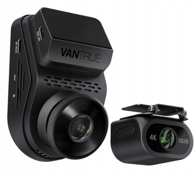 Kamerë makine Vantrue S1 PRO MAX, 4K përpara, 4K mbrapa, e zezë