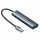 HUB USB Vention TGXHB, 5 me 1, nga USB-A në USB-C edhe 3x USB 3.0, 0.15m, gri
