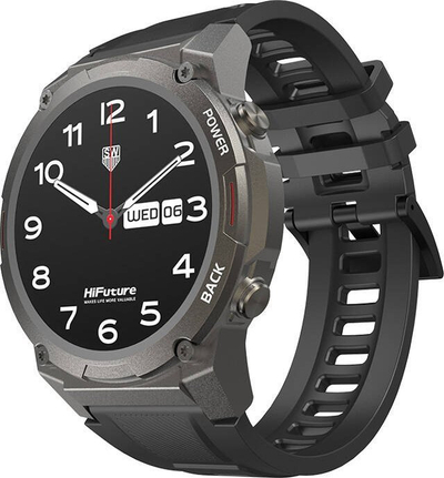Smartwatch HiFuture FutureGo Mix2, ekran 1.43\" AMOLED, Bluetooth 5.3, i zi