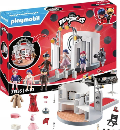 Set loje Playmobil Miraculous 71335 Fashion Show in Paris, 66 pjesë, mbi 4 vjeç, shumëngjyrësh