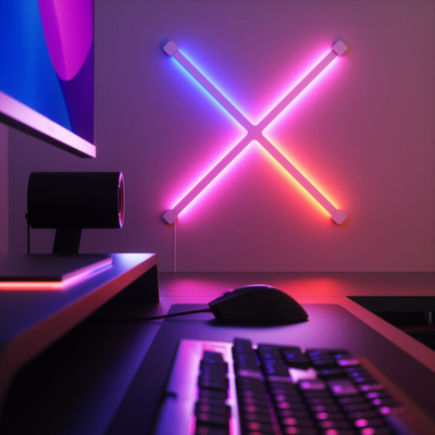 Set ndriçimi Nanoleaf Lines Squared Starter 4 Pack