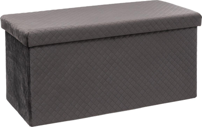 Puf palosës 5five Mix N Modul, kadife, 76 x 38 x 38 cm, gri