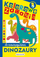 Libër aktivitetesh për kalamaj Colorful Tasks to Solve Dinosaurs, me detyra me ngjyra, me temë dinosaurë