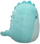 Lodër plushe Squishmallows Fuzzamallows Essy, ngjalë, 30 cm, blu