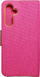 Këllëf libri Canvas për Samsung Galaxy A54 5G, me xhepa për karta, funksion stand, rozë