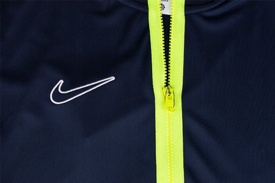 Xhaketë sportive Nike Academy 23 Track Jacket M DR1681-452, Dri-FIT, me zinxhir komplet, blu navy me neon
