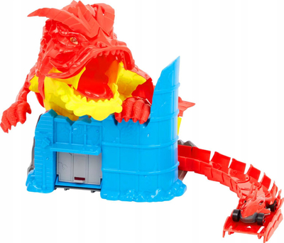 Set loje Teamsterz Destruction Dragon, pistë me pengesa, për fëmijë