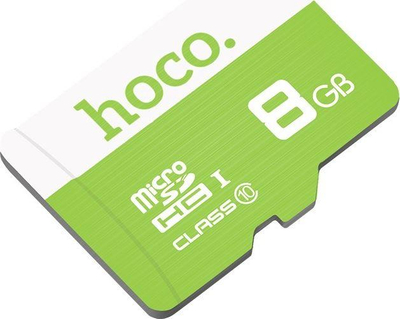 Kartë memorie Hoco MicroSDHC, 8GB, Class 10, e zezë