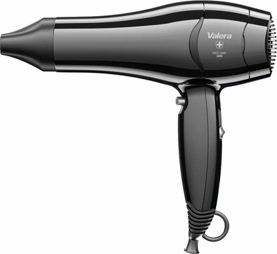Фен за коса Valera Excel 1800, професионален, 1800W, црн