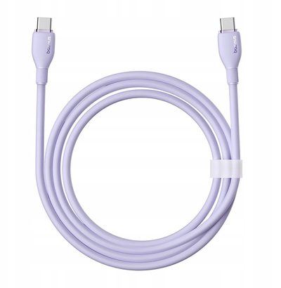 Kabllo USB C në USB C Baseus Pudding, 2m, 100W, vjollcë