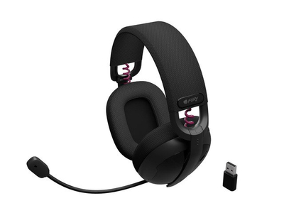 Kufje wireless Fury Fukiya F6, on ear, 2.4 GHz Bluetooth USB, të zeza