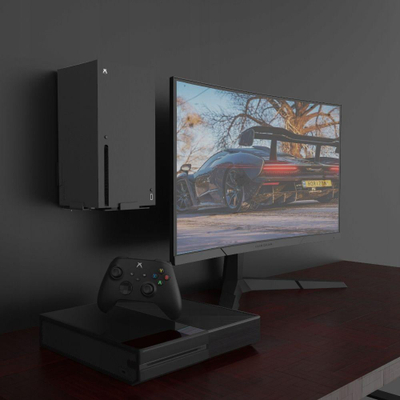 Mbajtëse murale JYS për Xbox Series X, metal, e zezë