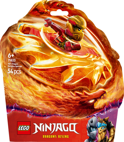 Set LEGO Ninjago Kai Dragon Spinjitzu Spinner, lodër ndërtimi, 2 minifigura