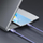Kabllo USB Baseus Crystal Shine, USB-A në USB-C, 1.2 m, 100W, vjollcë